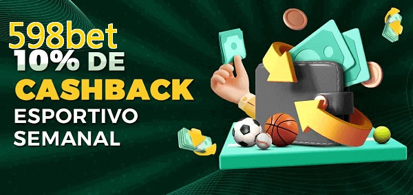 10% de bônus de cashback na 598bet